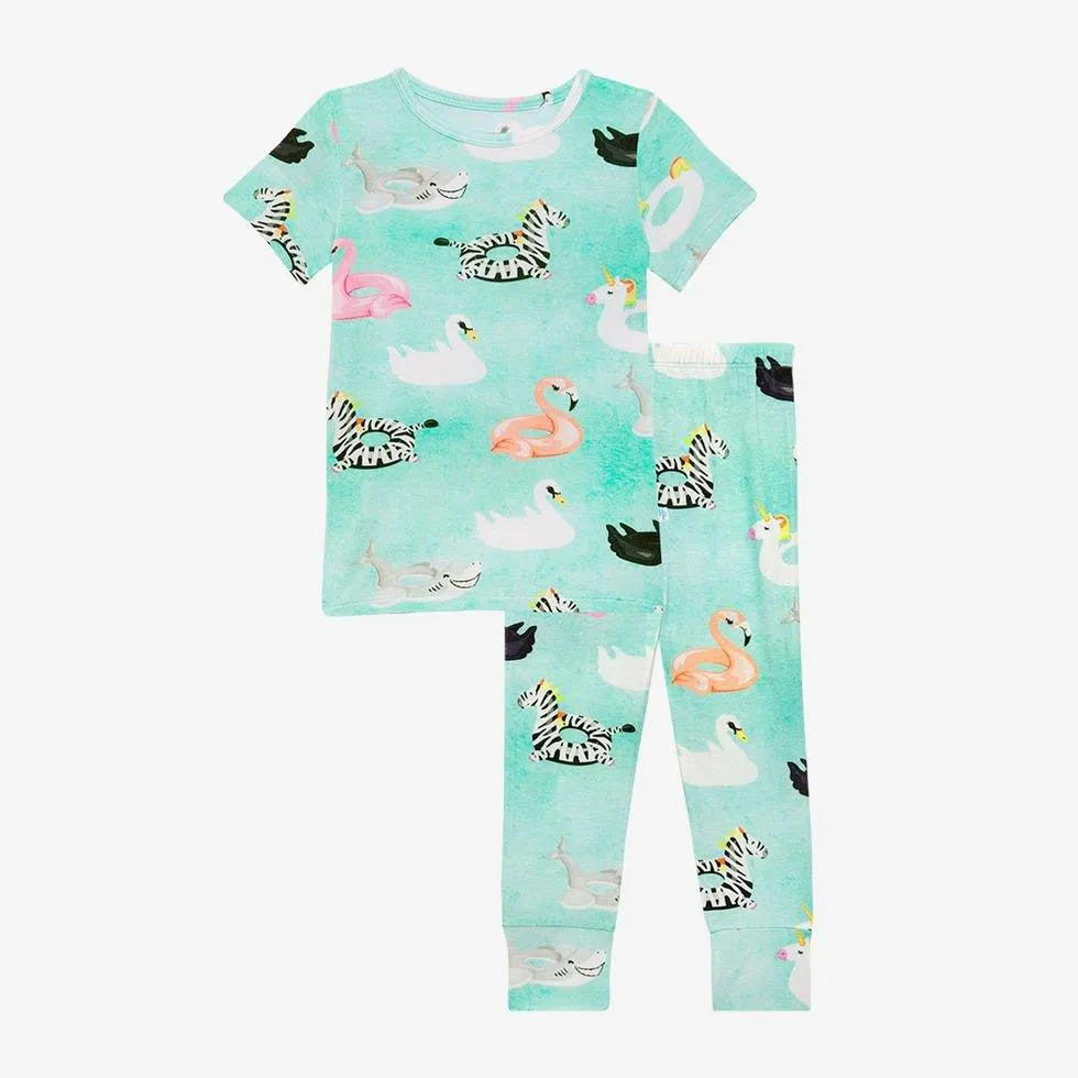 Kids Bamboo Short Sleeve Pajama Set - Lenny
