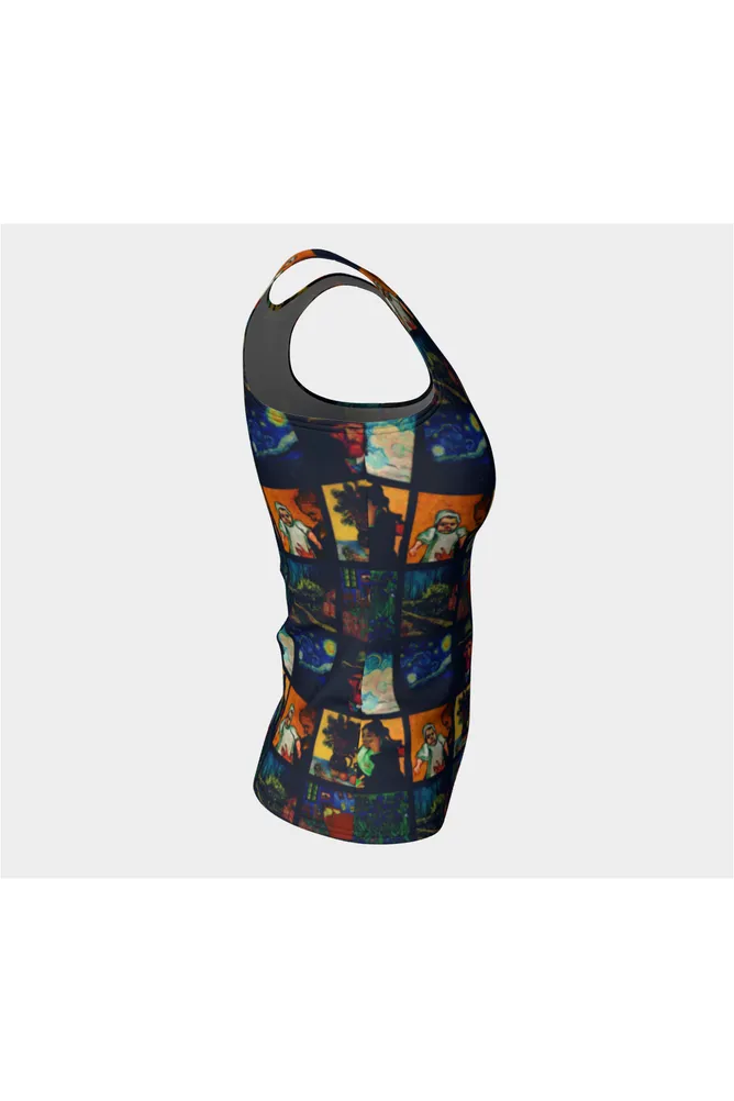 Let's Gogh Fitted Tank Top