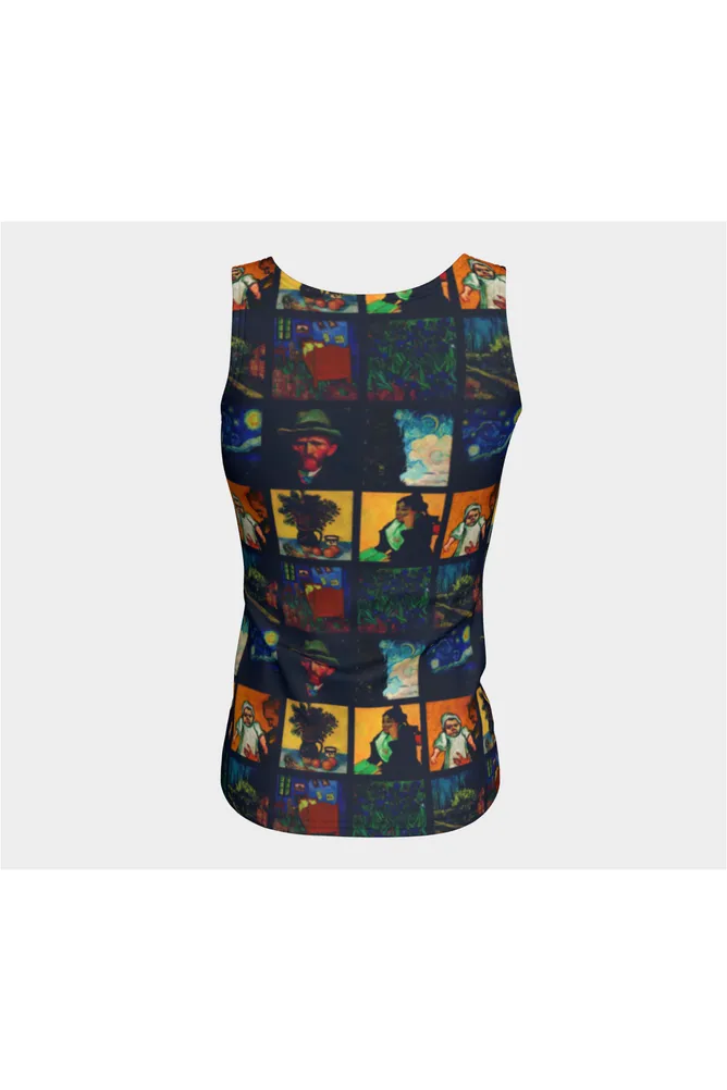 Let's Gogh Fitted Tank Top