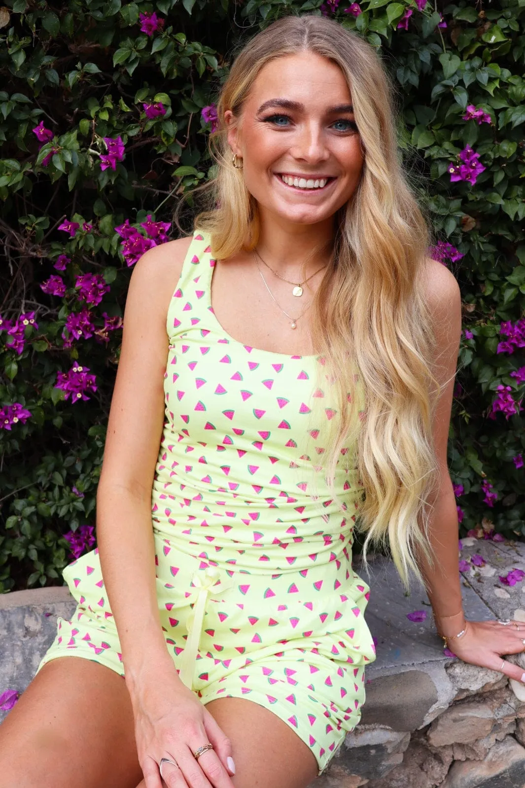 Liberte - Alma-Shorts - Yellow Watermelon