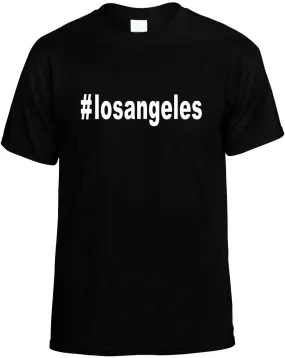 #Losangeles Hashtag Ca Unisex T-Shirt Novelty Graphic Tee Shirt