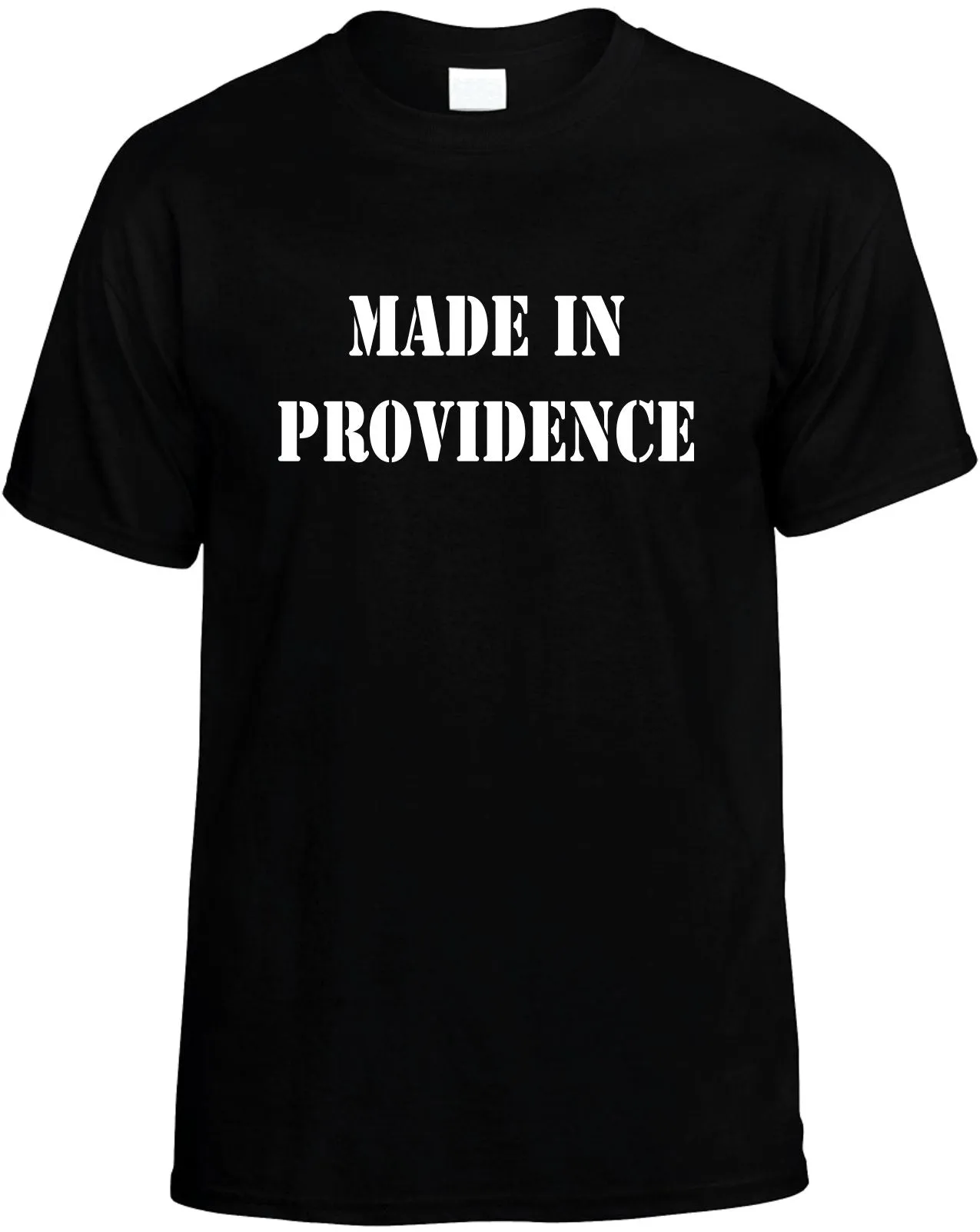 Made in Providence Unisex T-Shirt Novelty Graphic Tee Shirt
