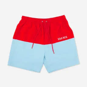 Mas Fresco Nylon Short Red Sky