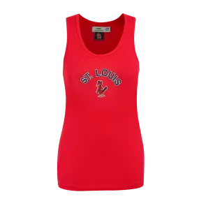 MLB ST. LOUIS CARDINALS CLASSIC WOMEN'S RACERBACK (RED)