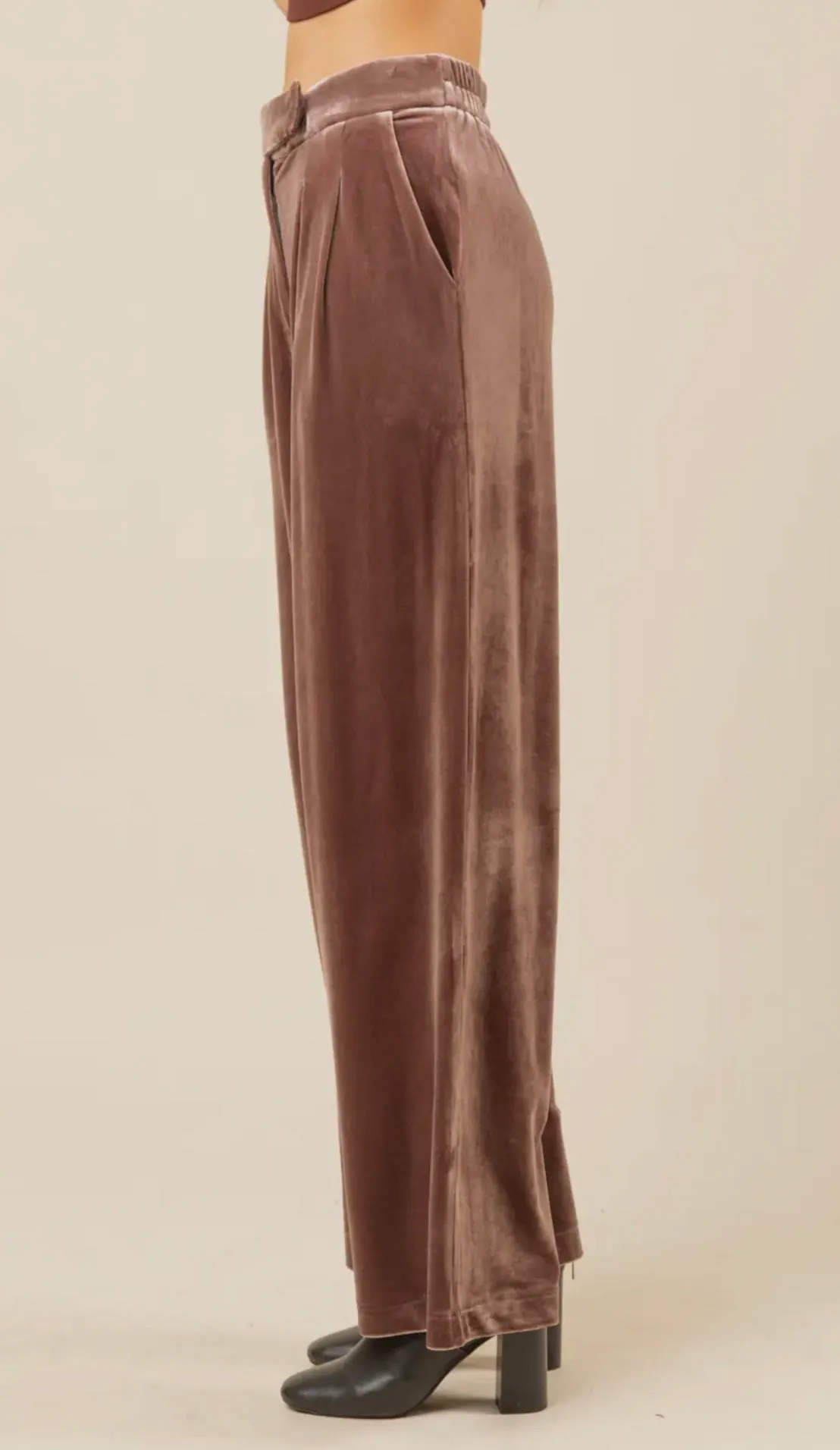 Mocha Velvet Pants