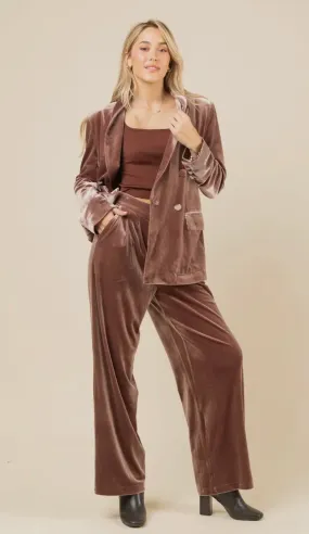Mocha Velvet Pants