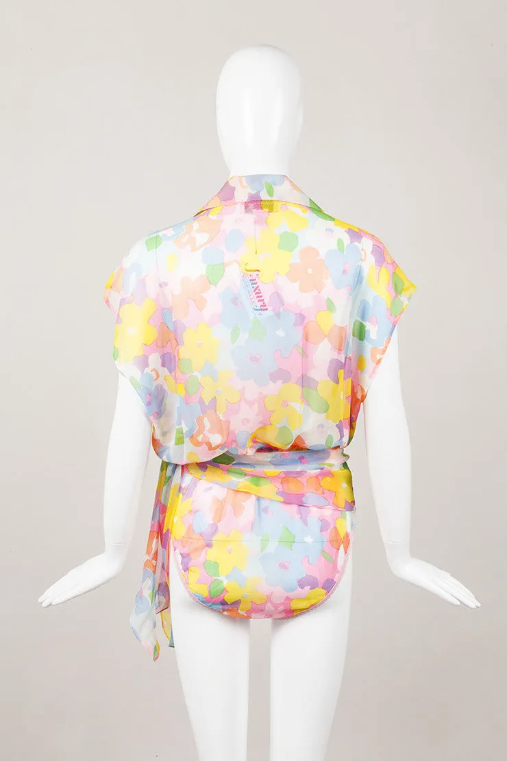 Multicolor Printed Bodysuit
