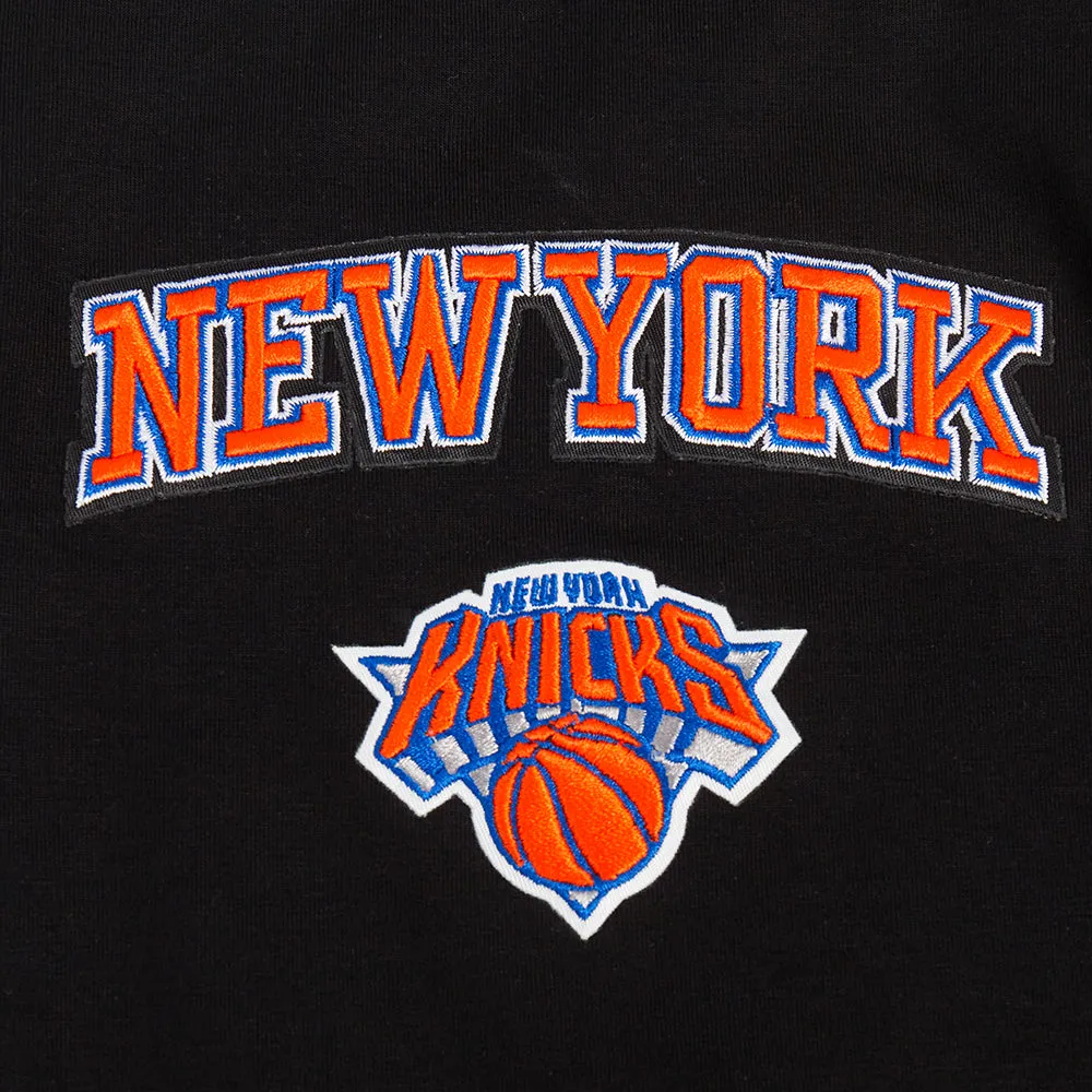 NBA NEW YORK KNICKS CLASSIC WOMEN'S RELAXED FIT RACERBACK (BLACK)