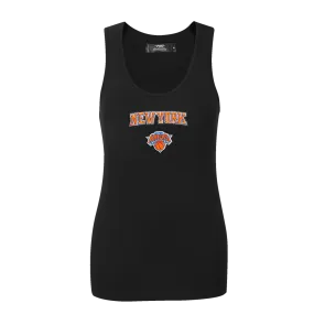 NBA NEW YORK KNICKS CLASSIC WOMEN'S RELAXED FIT RACERBACK (BLACK)