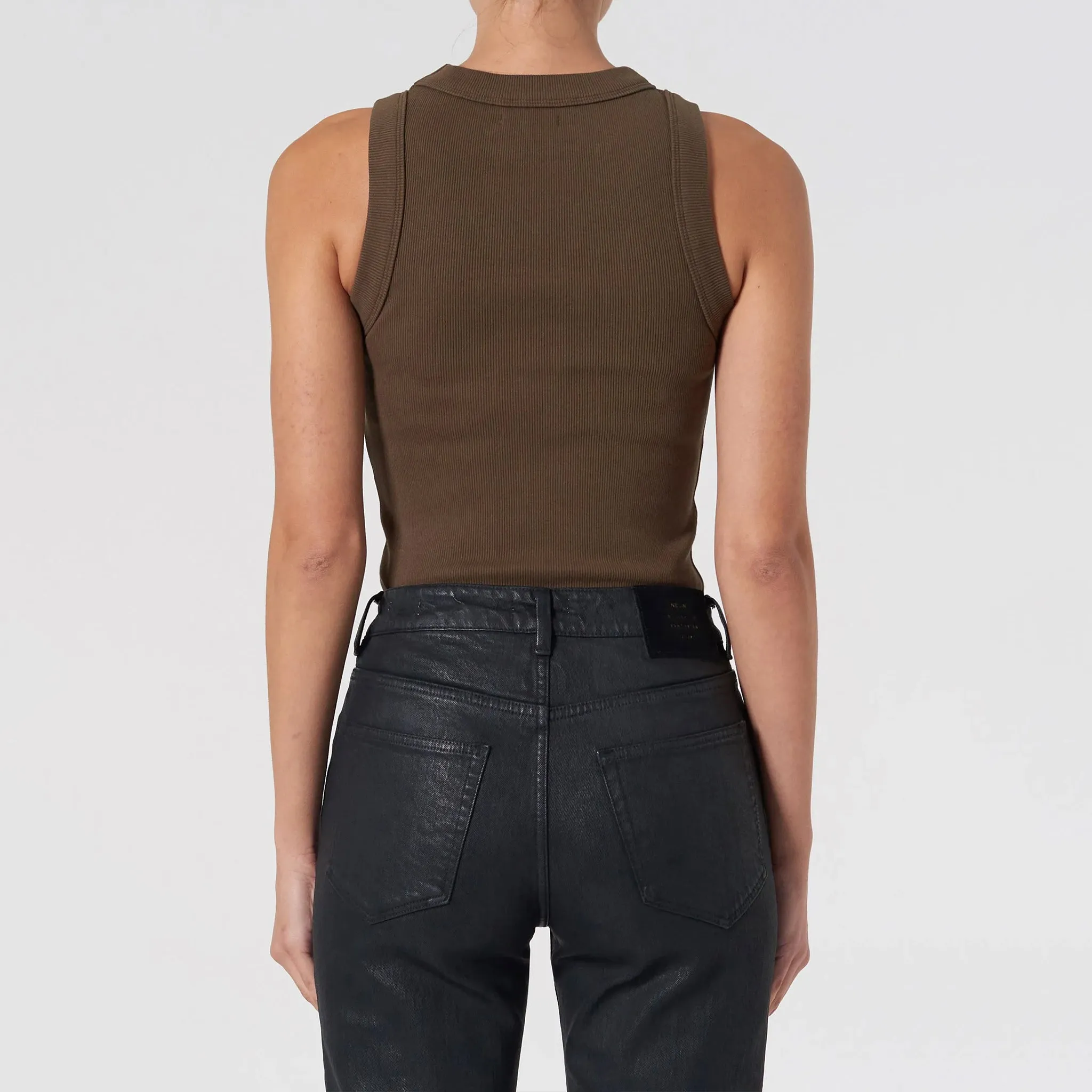 Neuw Jonesy Singlet - Kelp
