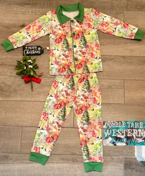 New Grinch Christmas Pajama Set