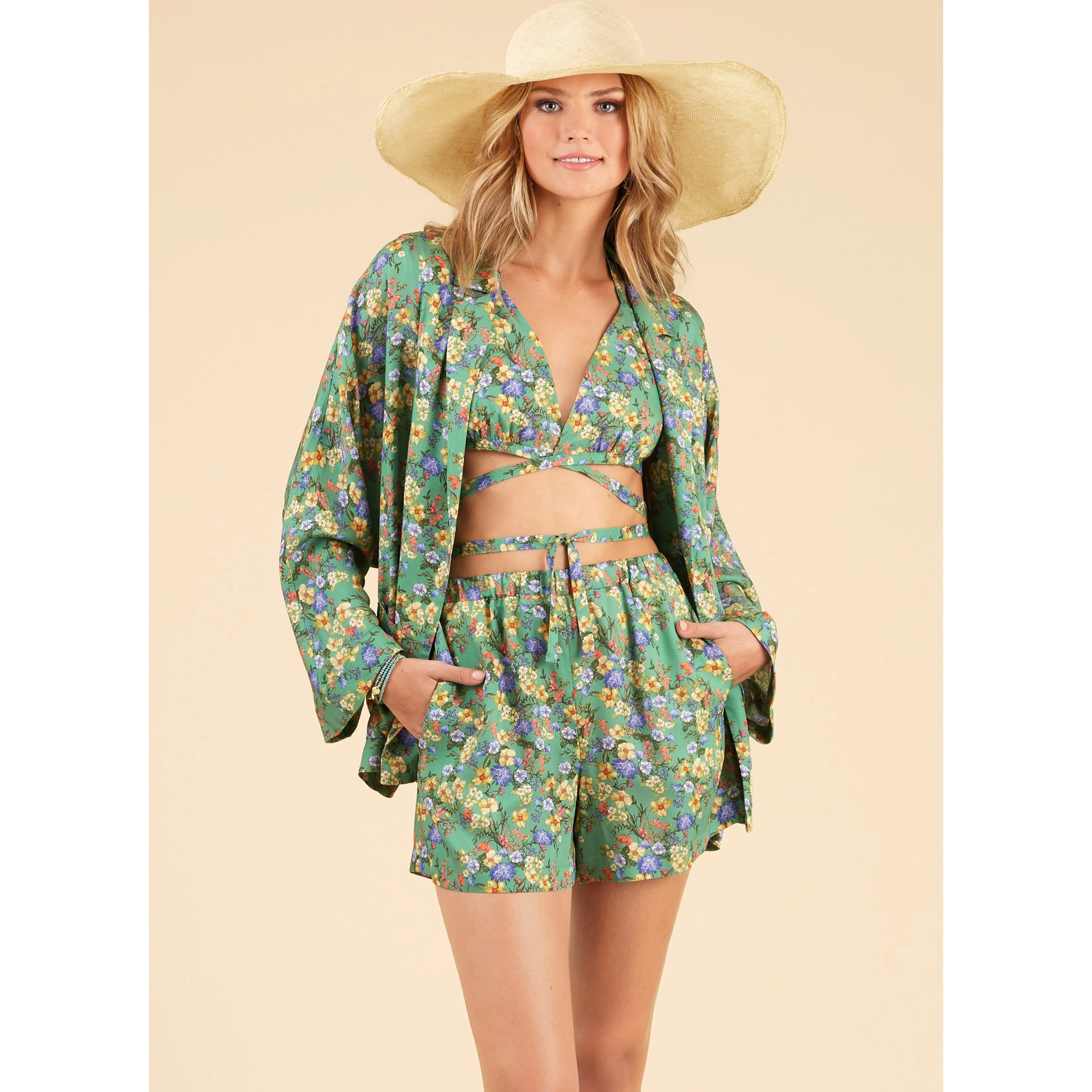 New Look sewing pattern 6737 Halter Top and Shorts