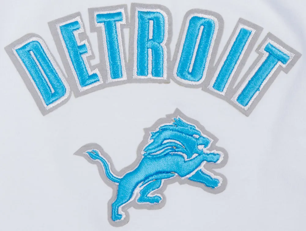 NFL DETROIT LIONS CLASSIC WOMEN'S RELAXED FIT RACERBACK (WHITE)