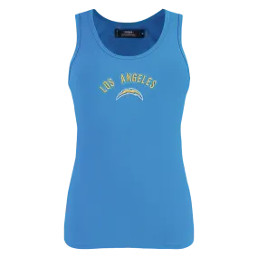 NFL LOS ANGELES CHARGERS CLASSIC WOMEN'S RACERBACK (UNIVERSITY BLUE)