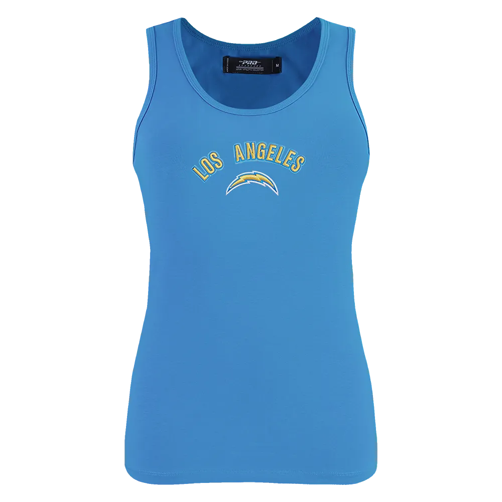 NFL LOS ANGELES CHARGERS CLASSIC WOMEN'S RACERBACK (UNIVERSITY BLUE)