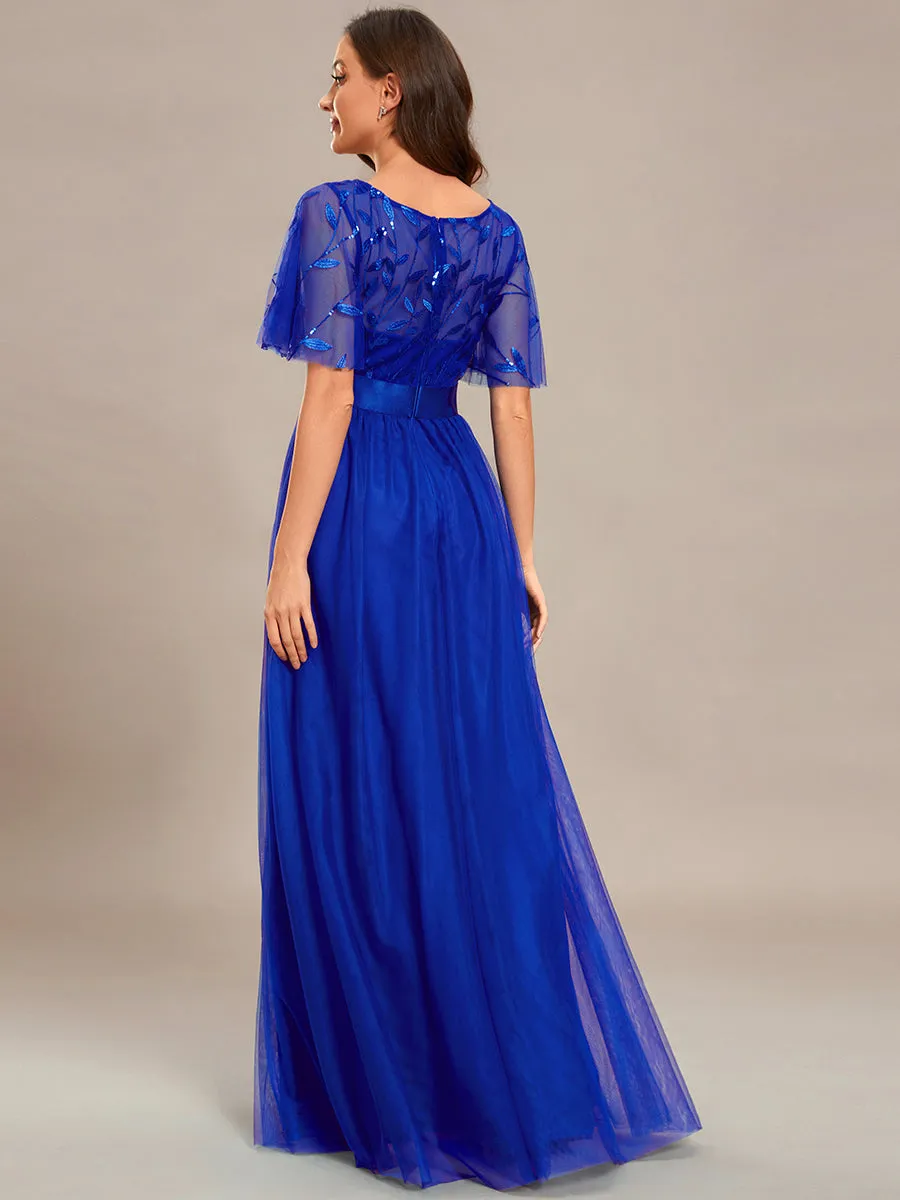 Parker Embellished Gown • Royal Blue