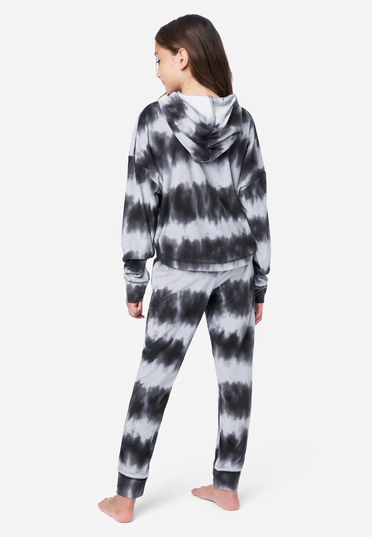 Patterned Hooded Pajamas