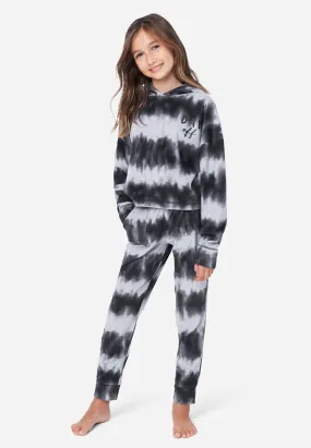 Patterned Hooded Pajamas