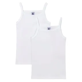 Petit Bateau Set of 2 White Camisoles