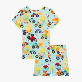 Posh Peanut Monster Truck Pajamas