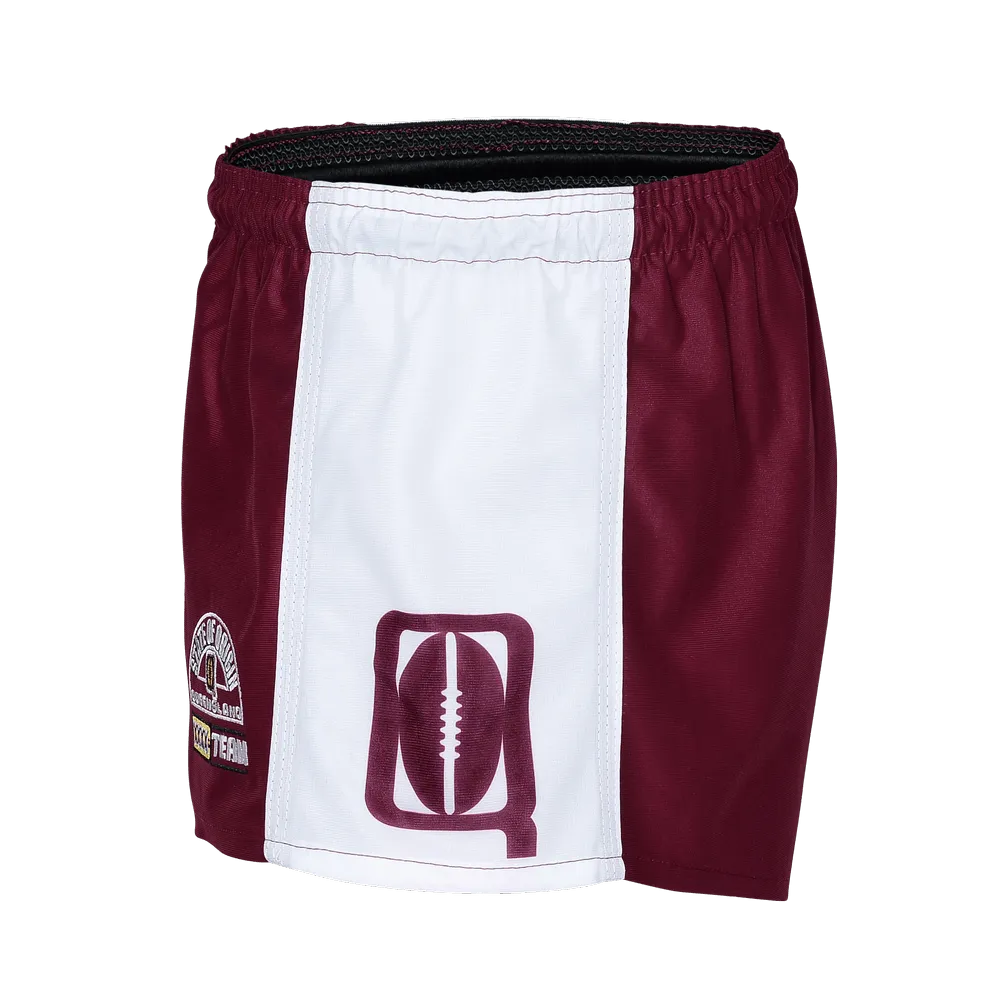 QLD Maroons Hero Footy Shorts - State Of Origin - Queensland Maroons - Rugby