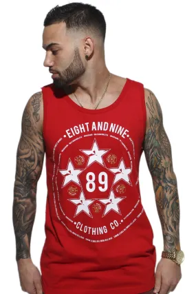Red Fly High Militia Tank Top