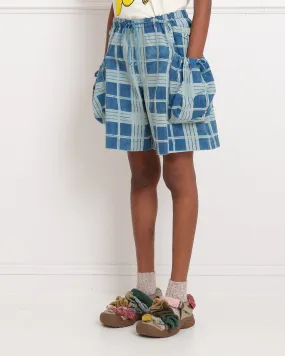 Salt Shorts - Indigo Check