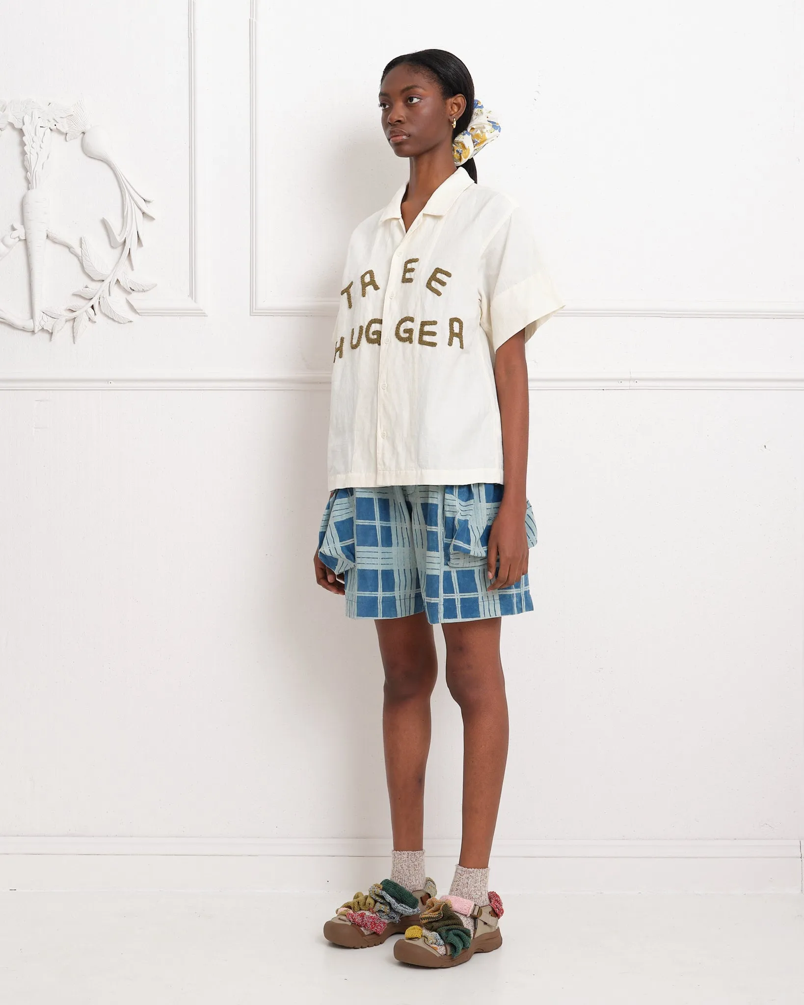 Salt Shorts - Indigo Check