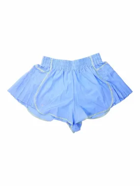 Simply Southern Pool Blue Flowy Athletic Shorts