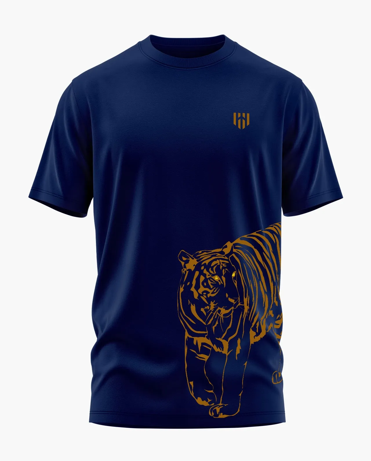 Striped Resilient Ruler Signature LuxeSoft Cotton T-Shirt