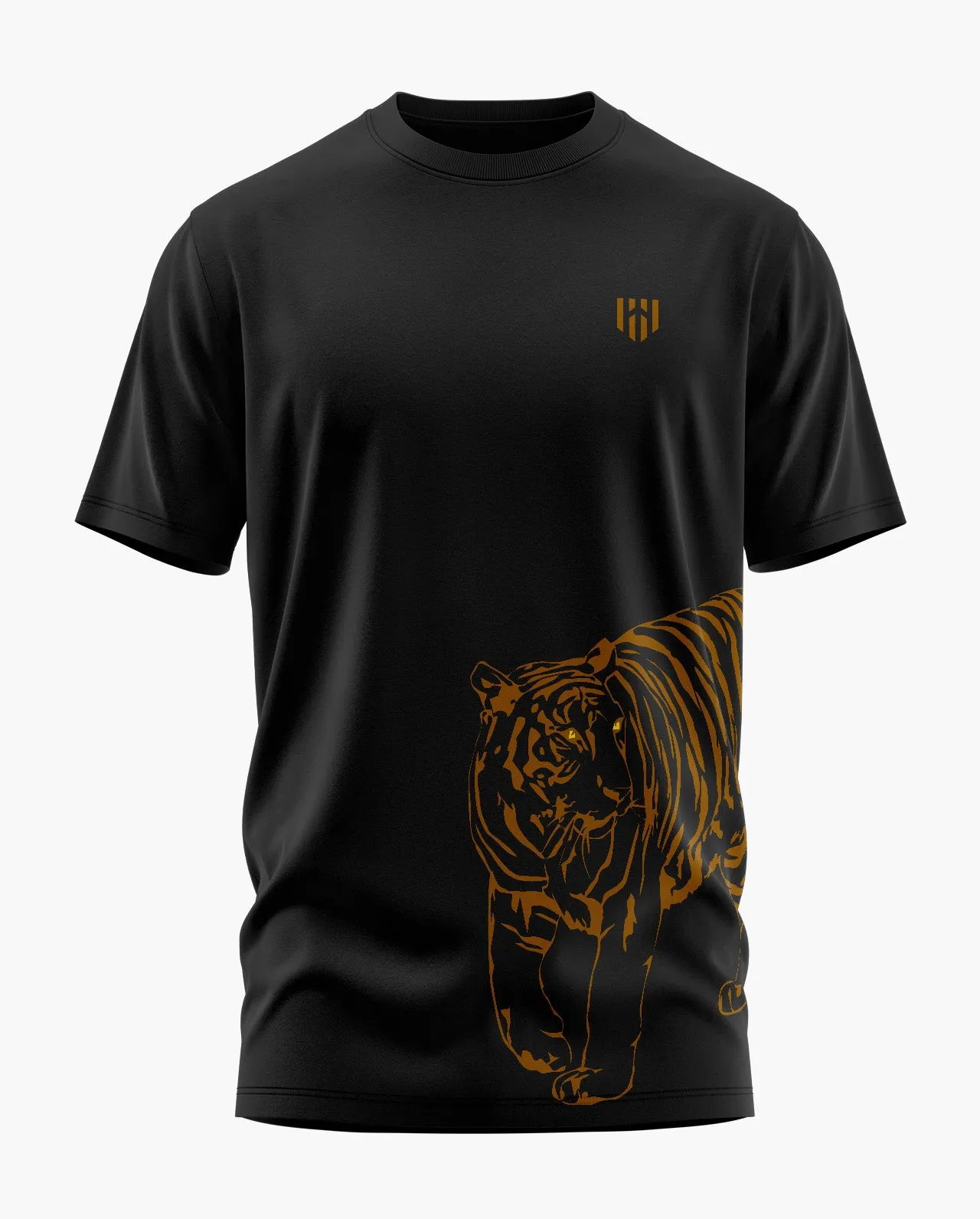 Striped Resilient Ruler Signature LuxeSoft Cotton T-Shirt