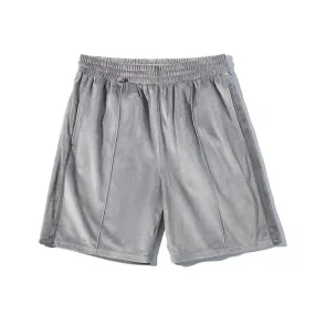 SUMMER LOOSE DRAPED VELVET SHORTS