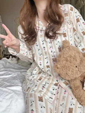 Teddy Dreams sleepwear pajamas set