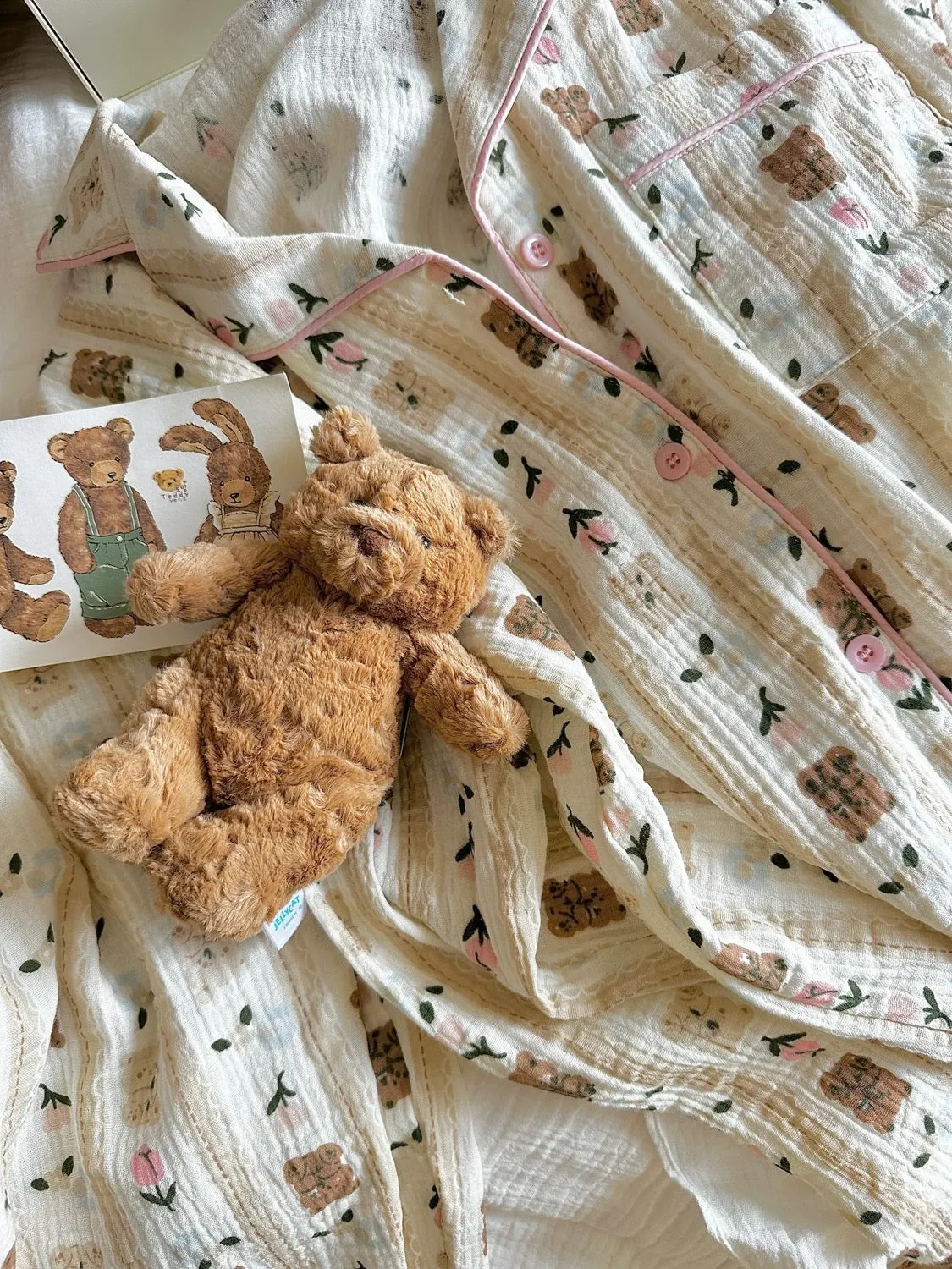 Teddy Dreams sleepwear pajamas set