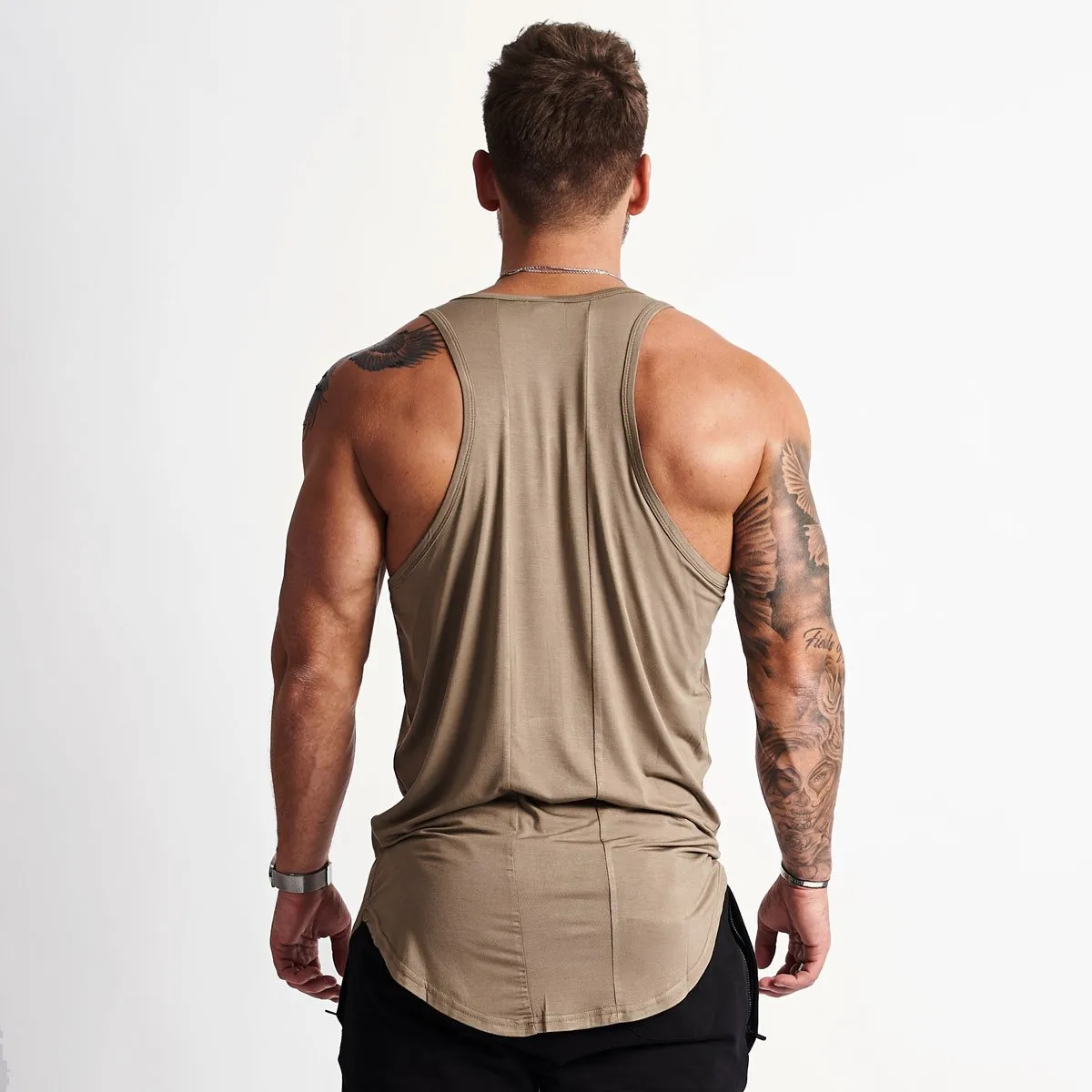 Vanquish Lifestyle Khaki Tank