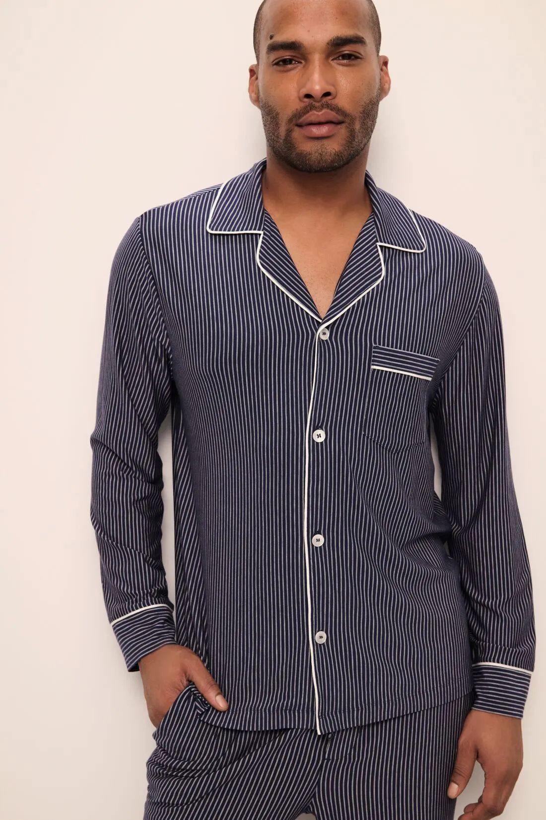 William Printed TENCEL™ Modal Long PJ Set