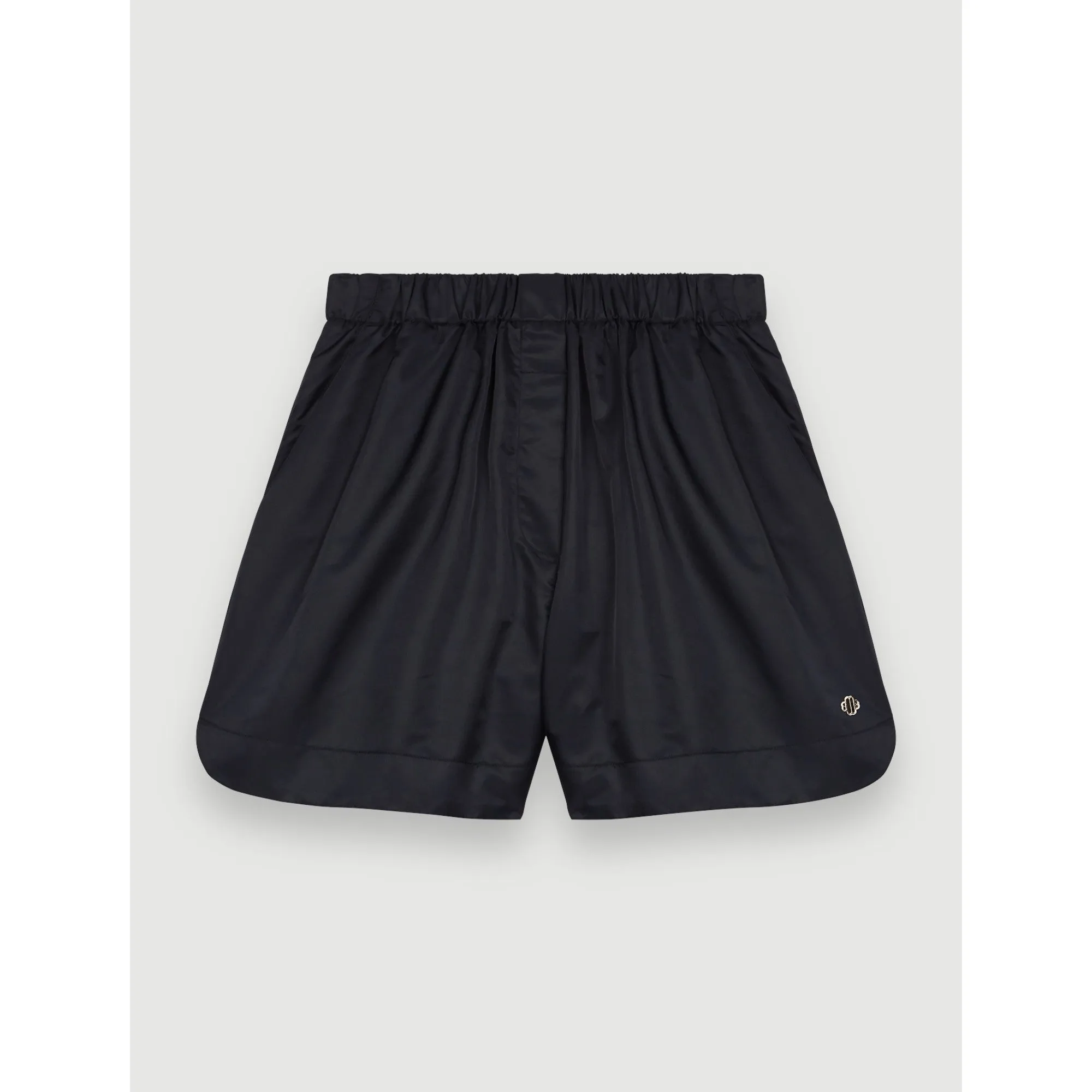 Women Shorts In Technical Fabric - Gloss/Varnish White