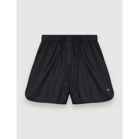 Women Shorts In Technical Fabric - Gloss/Varnish White