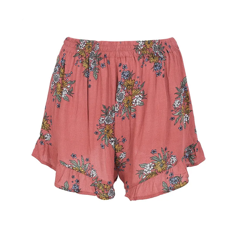 Women's Loose Shorts With Print